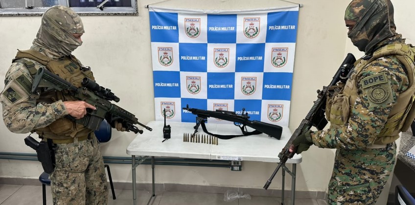 Bope intervém em confronto entre facções no Monte Castelo e apreende fuzil em Volta Redonda